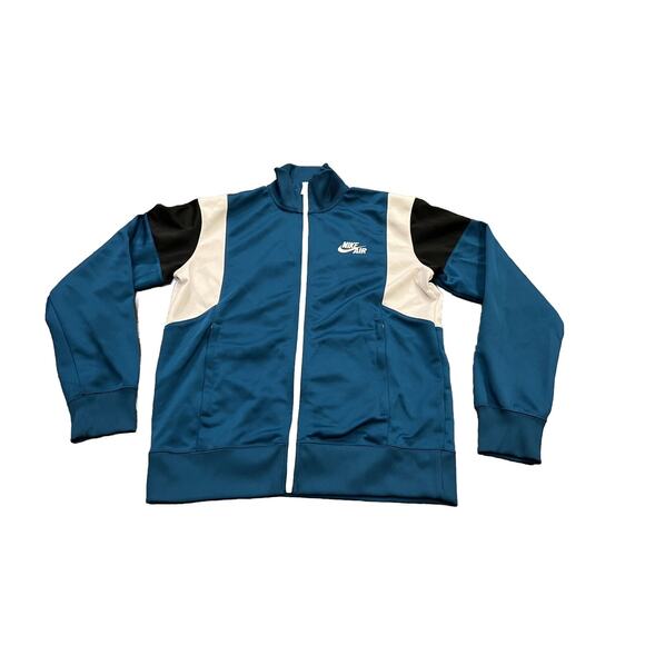 Nike Other - Nike Mens AIR Time 2.0 Basketball Turquoise Full Zip Jacket Size M 588812-393